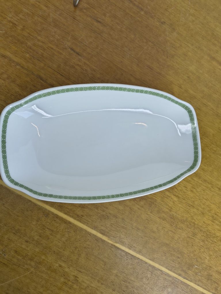 Porcelanowa miseczka R.C. Rosenthal Noritake Bavaria – zielony geometr
