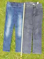 Zestaw, paka. 2 spodnie jeansowe plus katanka z bawełny