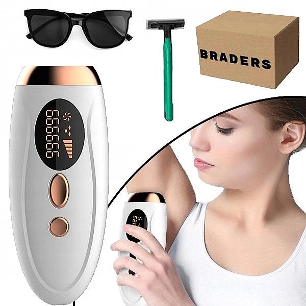 Depilator Laserowy Ipl Bezbolesny Do Twarzy Nóg Okolic Bikini I Ramion