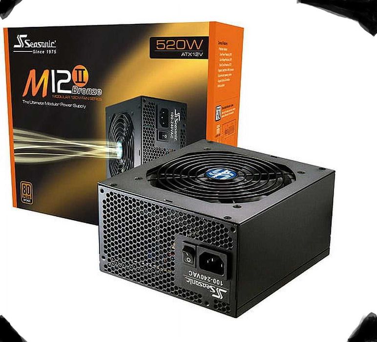 Fonte Seasonic M12II EVO 520W 80 PLUS BRONZE