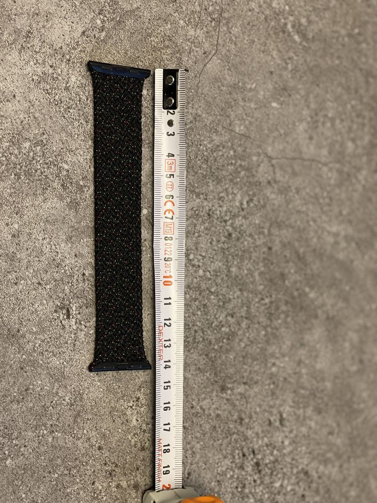 Pasek apple watch 45 black unity BL 6-ZML