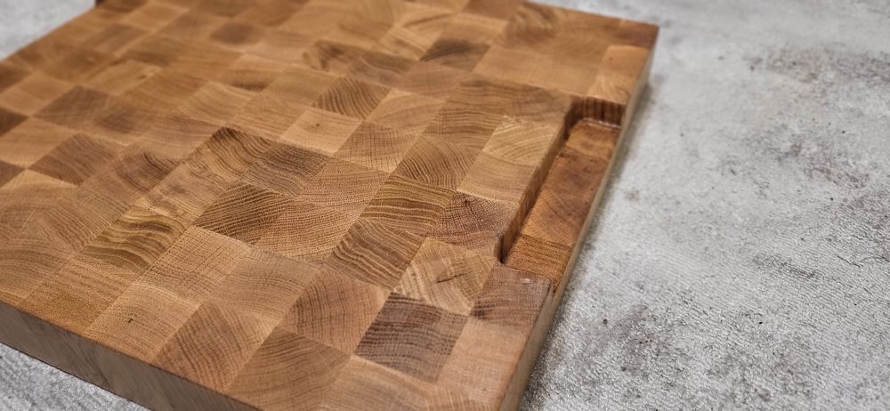 Deska sztorcowa dębowa duża