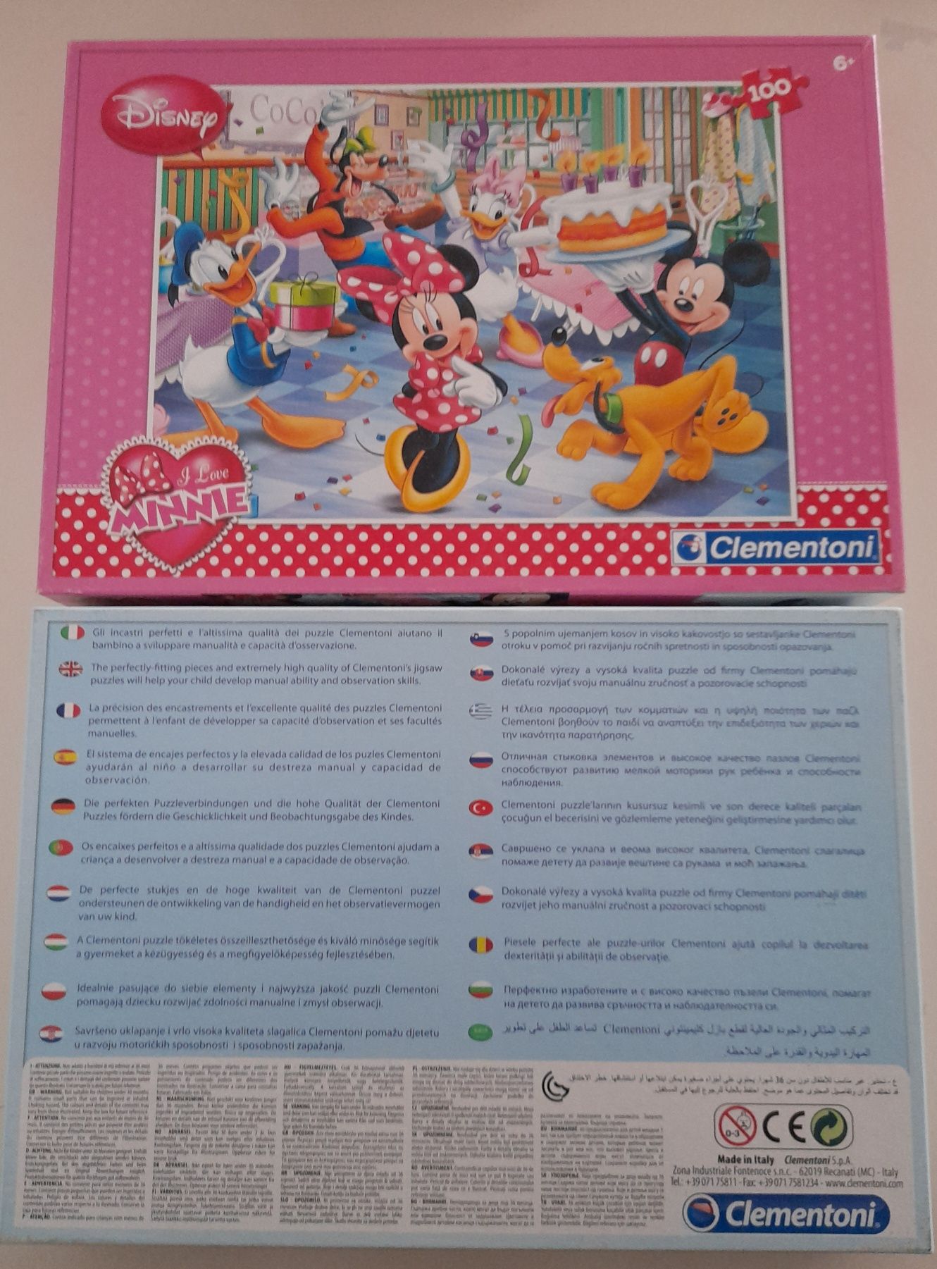 Puzzle 6+: Festa de Aniversário Mickey, Minnie, Donald e Daisy