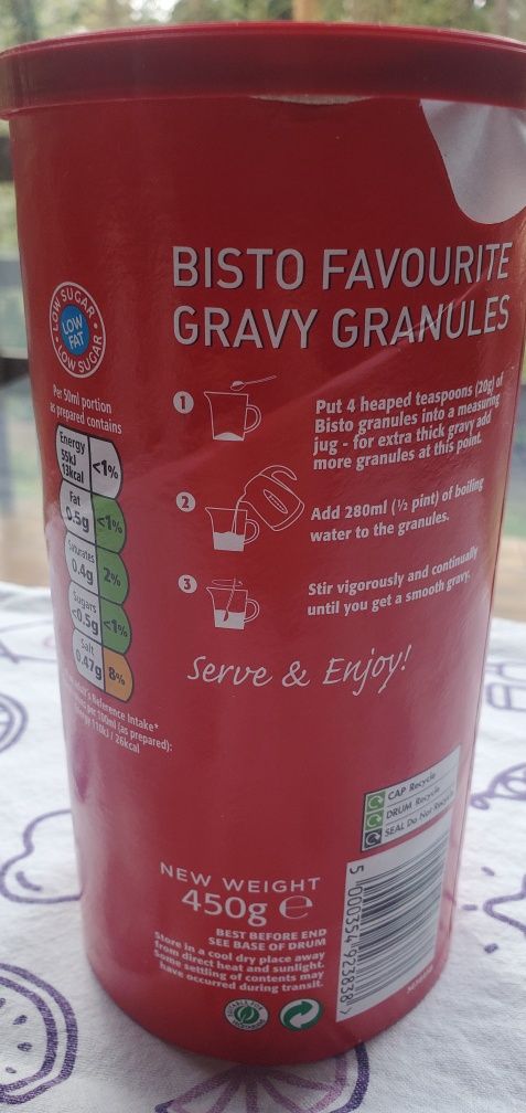 Bisto Gravy Granules Sos Wołowy Granulki z UK Nowy