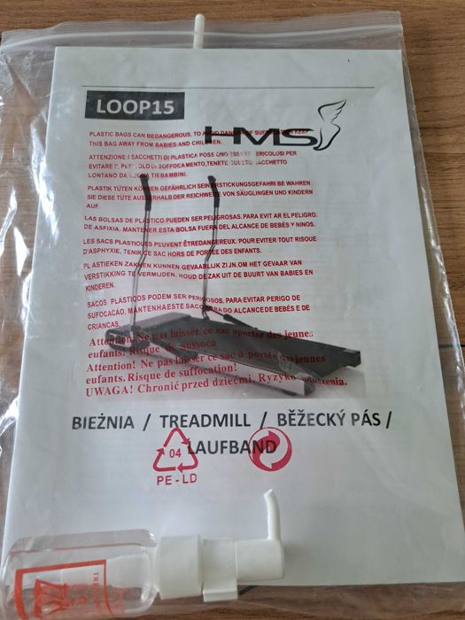 Bieżnia hms loop 15 do 6km/h z wiosłami
