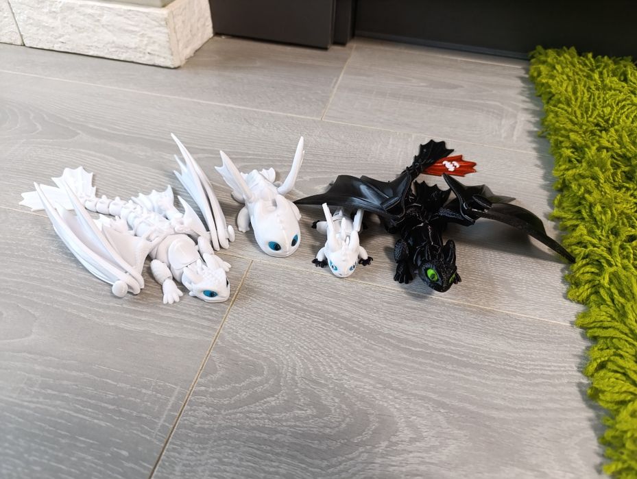 Беззубик,Денна Біла Фурія,Toothless,Light Fury. Як приручити дракона