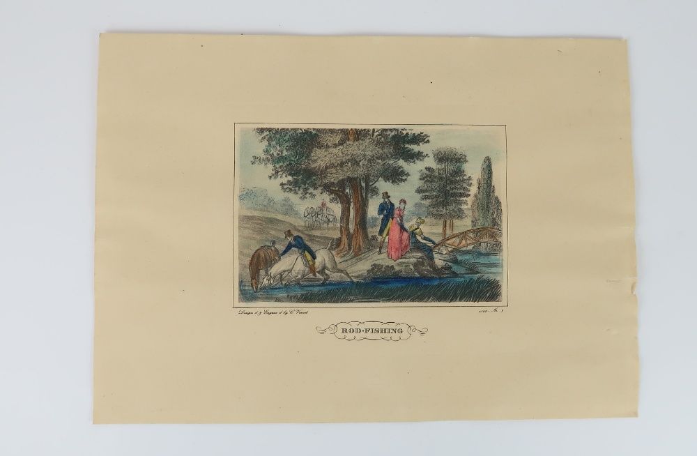 2 raras Gravuras / Litografias - Carle Vernet - 1822