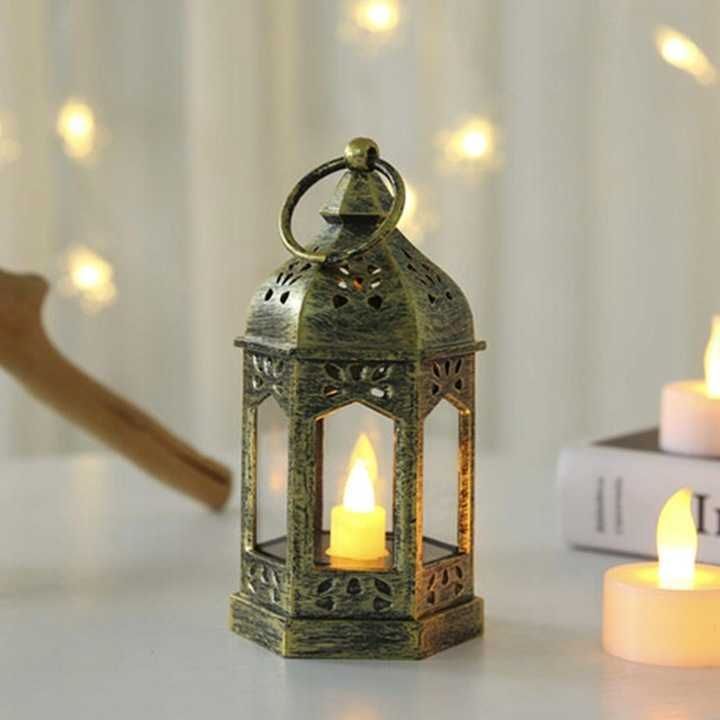 Świecznik kandelabr zestaw 10 sztuk latarnia na świece w stylu Vintage