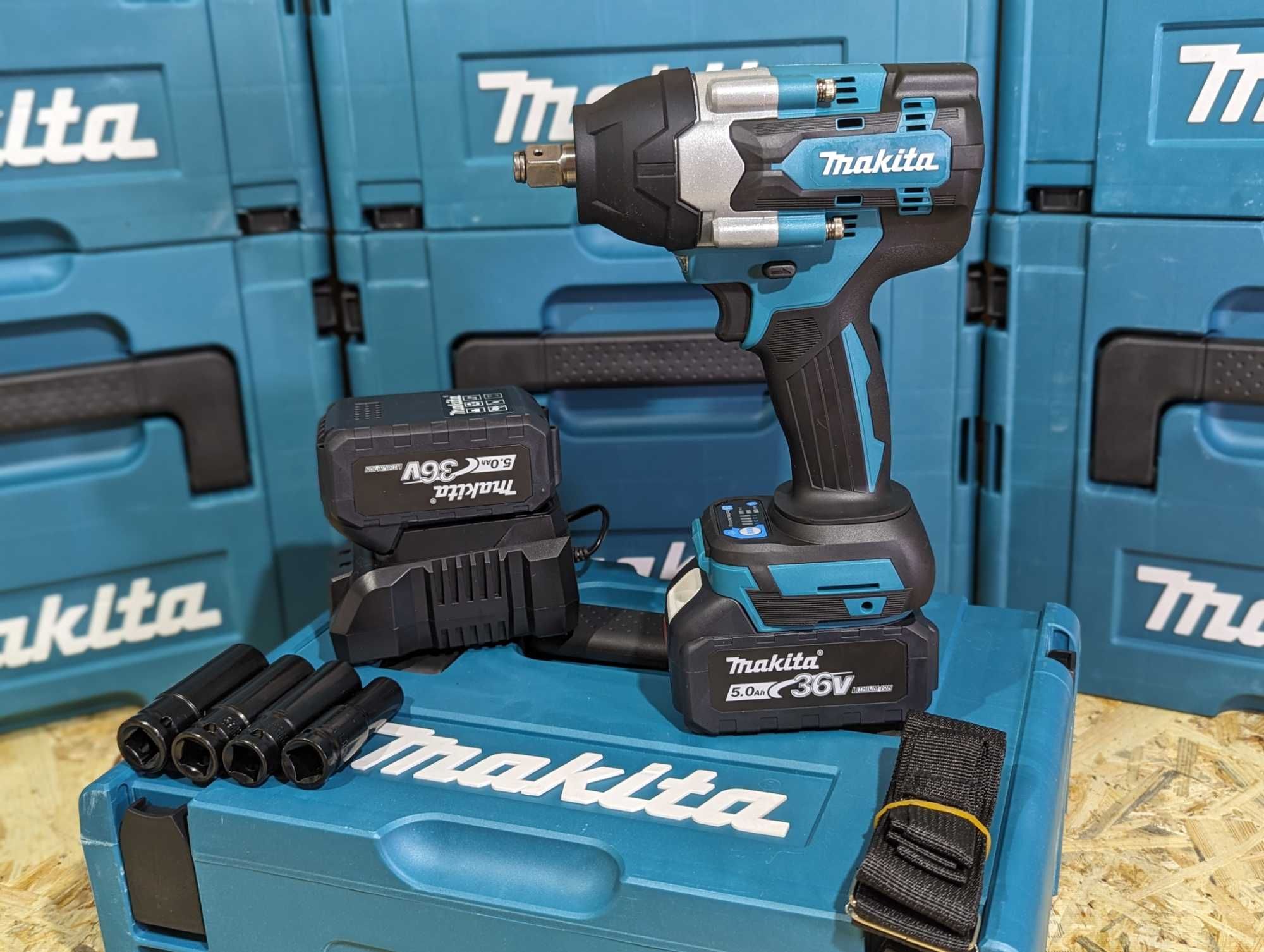 Акумуляторний гайковерт Makita DTW 800Nm 36V Аккумуляторний винтоверт