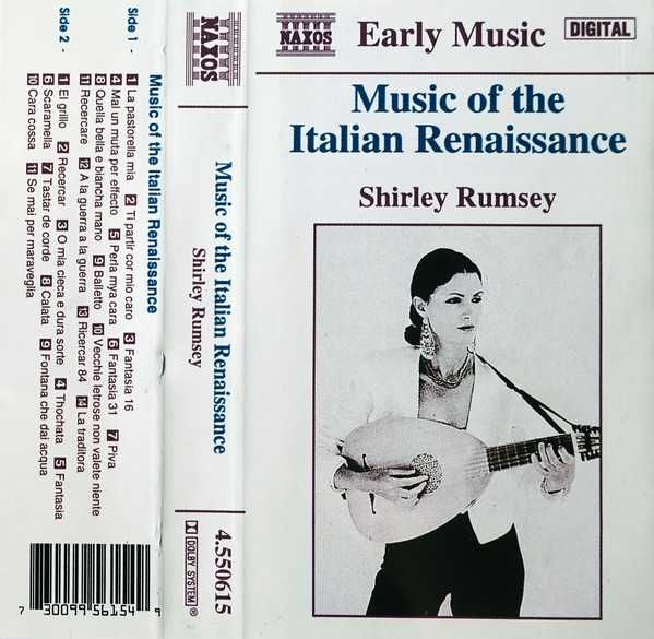 Music Of The Italian Renaissance - Shirley Rumsey (MC Naxos)
