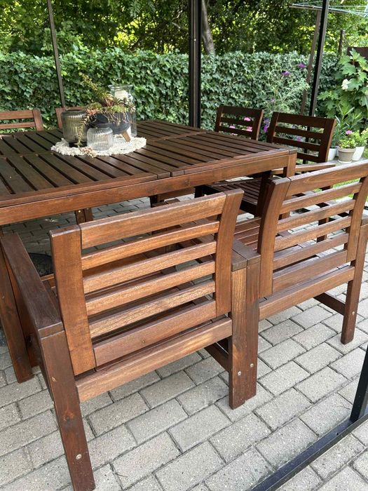 Krzesła ogrodowe 6 sztuk