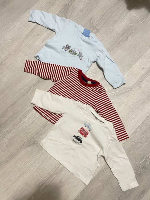 Koszulki bluzki z długim rękawem dla niemowlaka