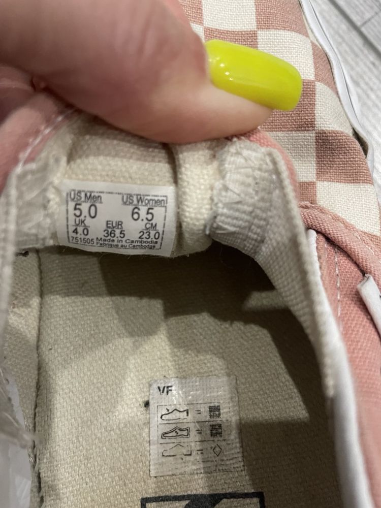 Vans слипоны 36.5 размер