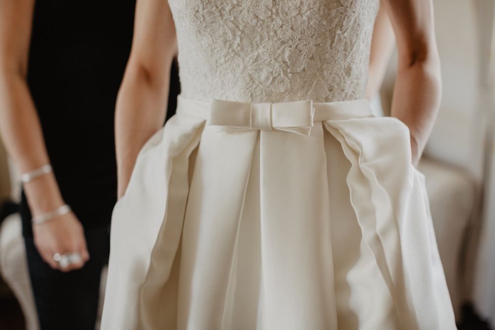 przepiękna suknia ślubna marki Pronovias, model OSASUN