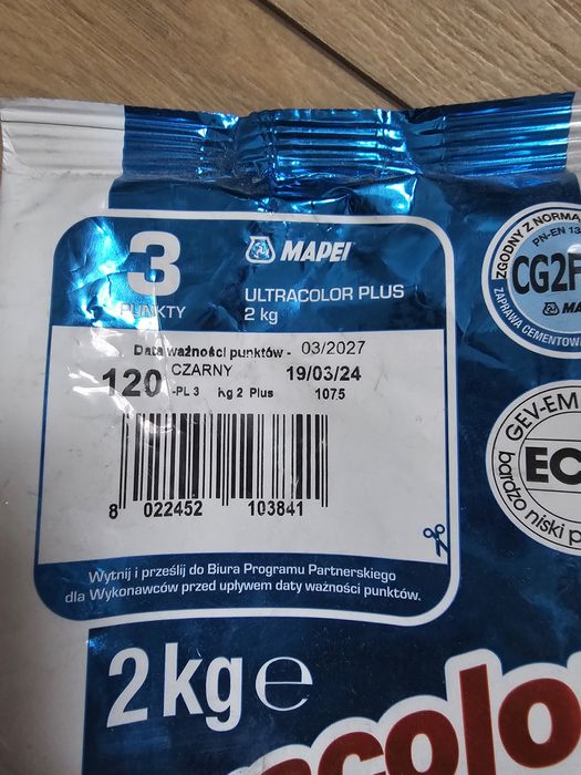 Mapei czarna fuga cementowa 2kg