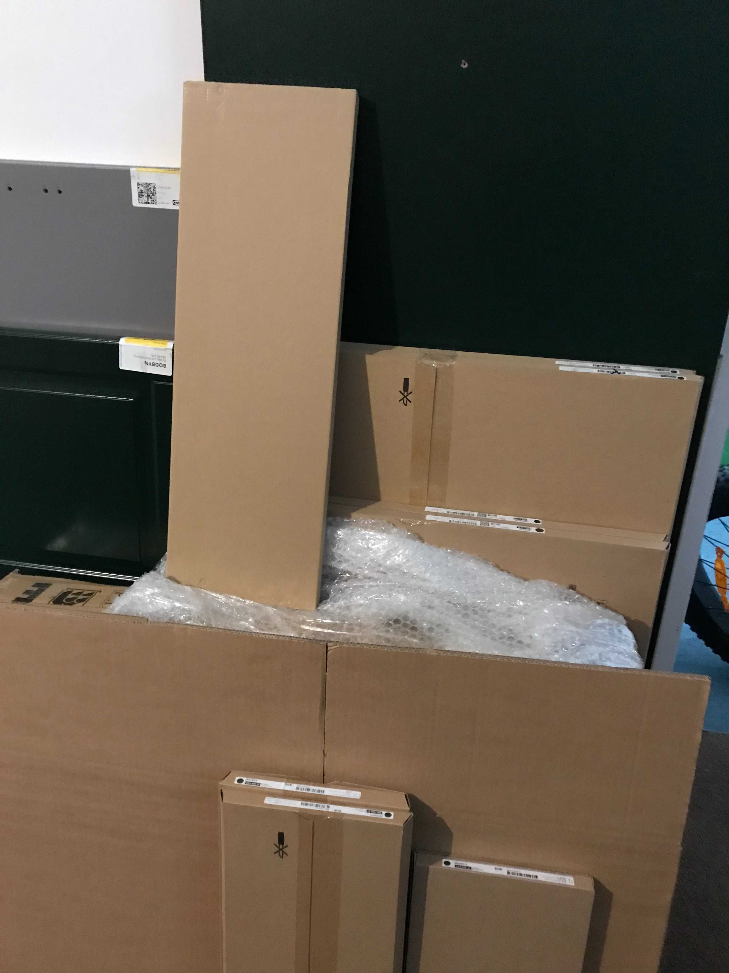 Bodbyn Ikea Zielony Panel kuchenny boczny 39*106 , 80*62 ,  Nowy