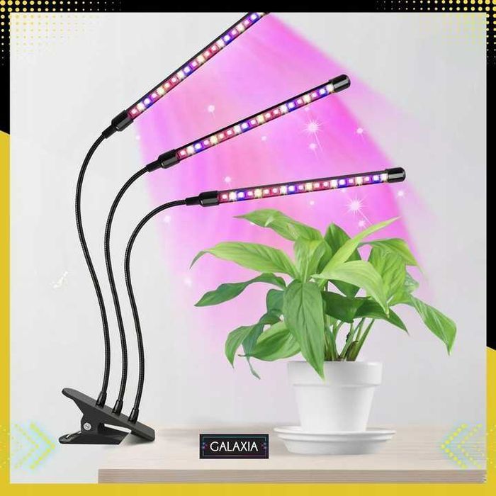 LAMPA DO ROŚLIN 3X Do Uprawy Wzrostu Oświetlenie Żarówka LED Grow TIME