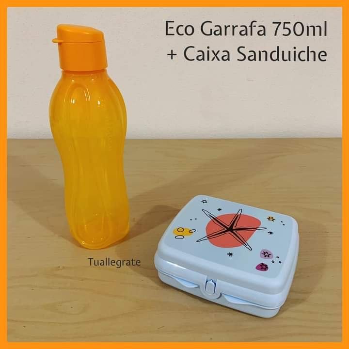 Sandwicheira + Garrafa 750 ml Tupperware - Super Preço