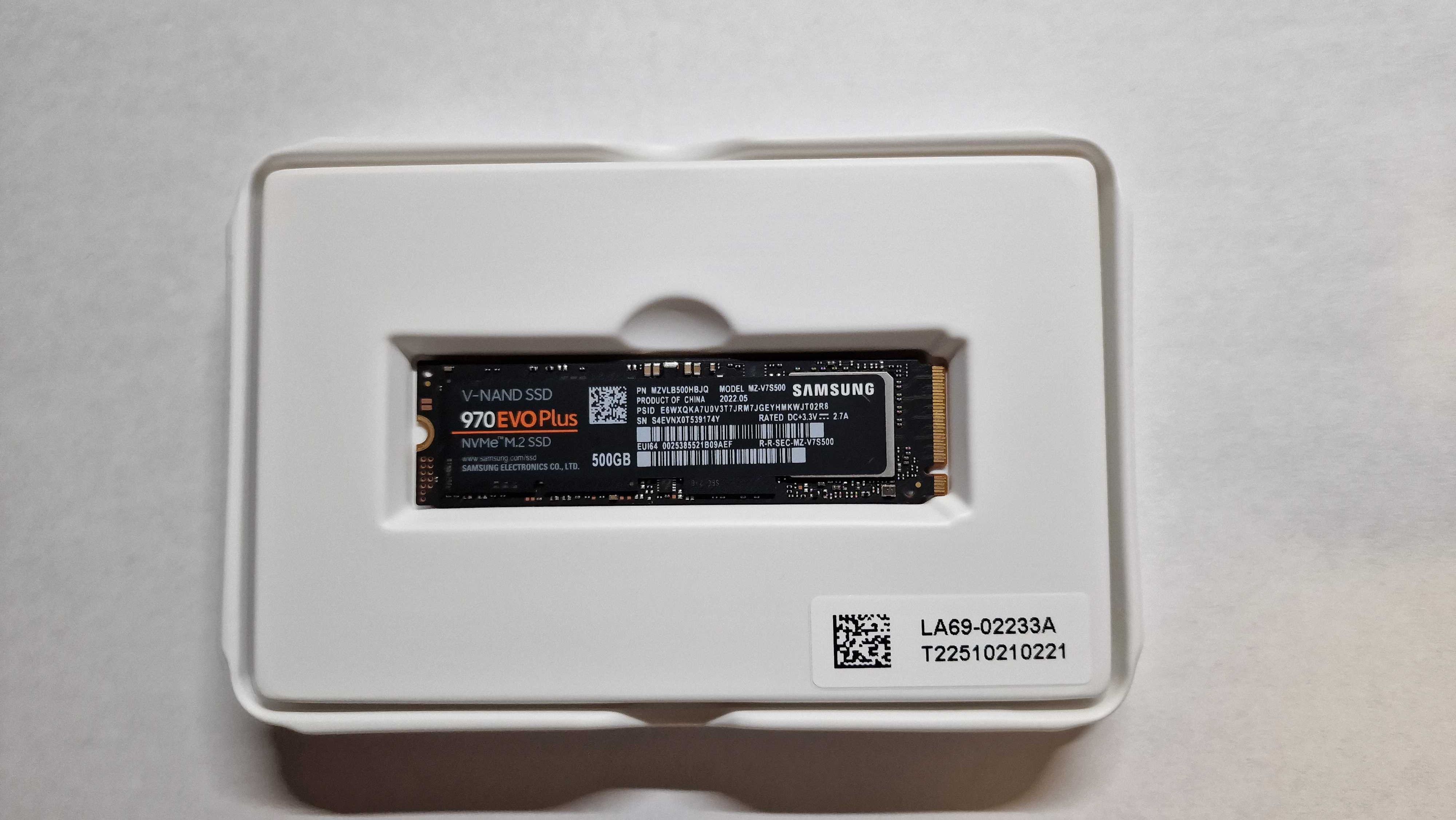 SSD диск Samsung 970 Evo Plus 500GB M.2 PCIe 3.0