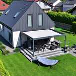 Aluminiowa pergola, altana tarasowa z otwieranym dachem-nie zaciemnia