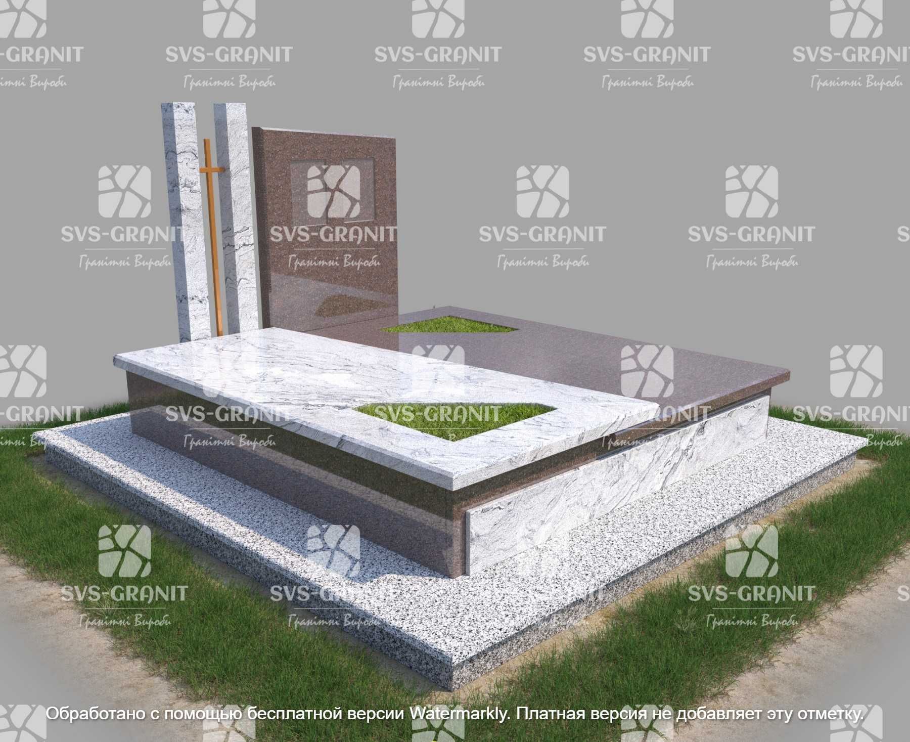 Памятники з білого граніту / мармуру | SVS-GRANIT 2023