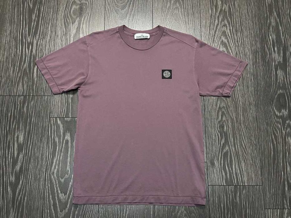 Stone Island чоловіча футболка з логотипом оригінал котон стон сіпі S