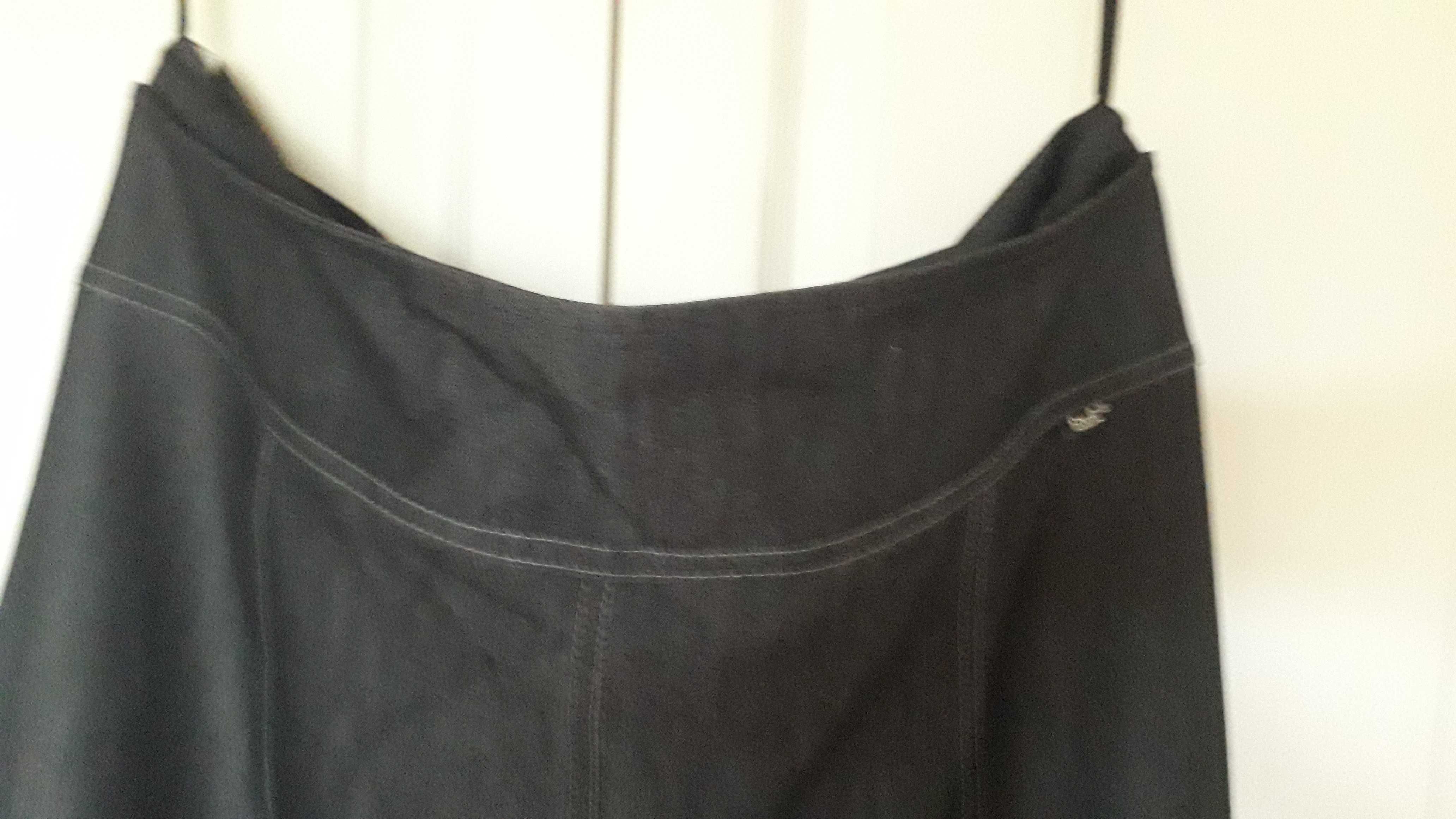 Super wiosenna nowa spódnica z czarnego ,jeansu ,rozm46, XXXL