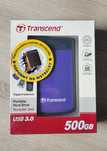 Dysk zewnętrzny Transcend StoreJet 25H3 500GB wstrząsoodporny NOWY