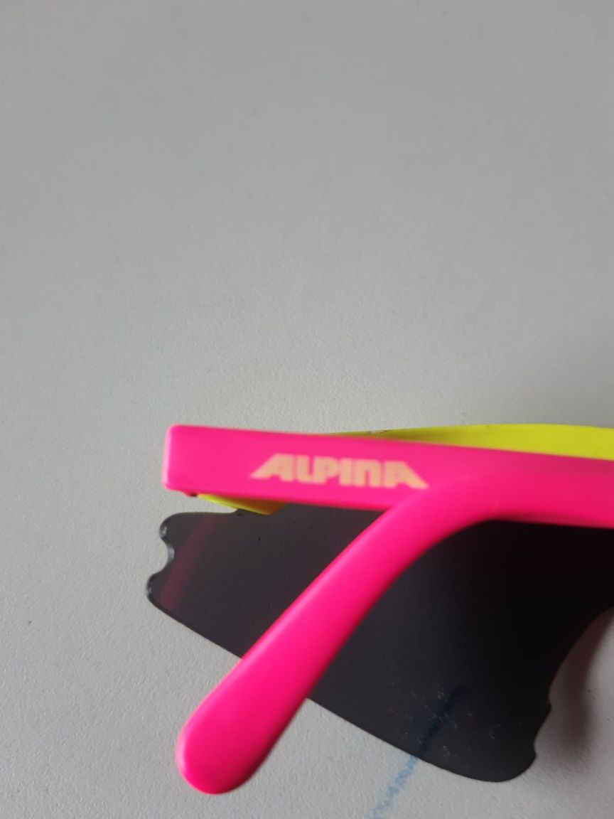 Alpina flexi markowe okulary słoneczne, dziecięce + gratis