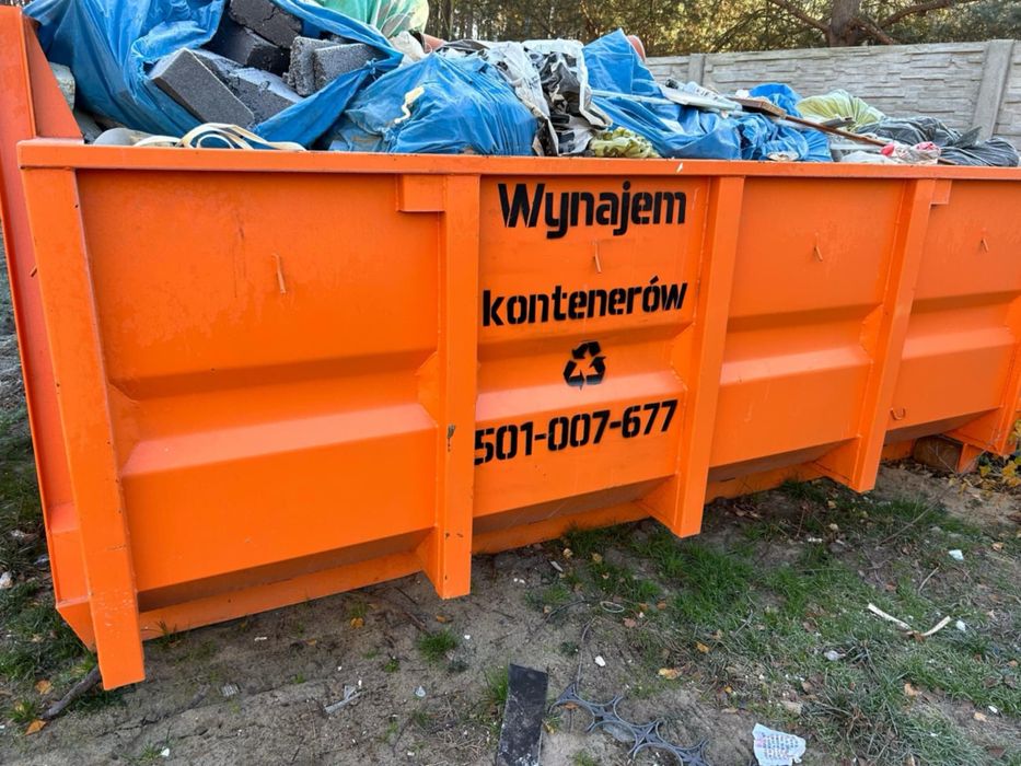 Wynajem kontenera na gruz smieci odpady