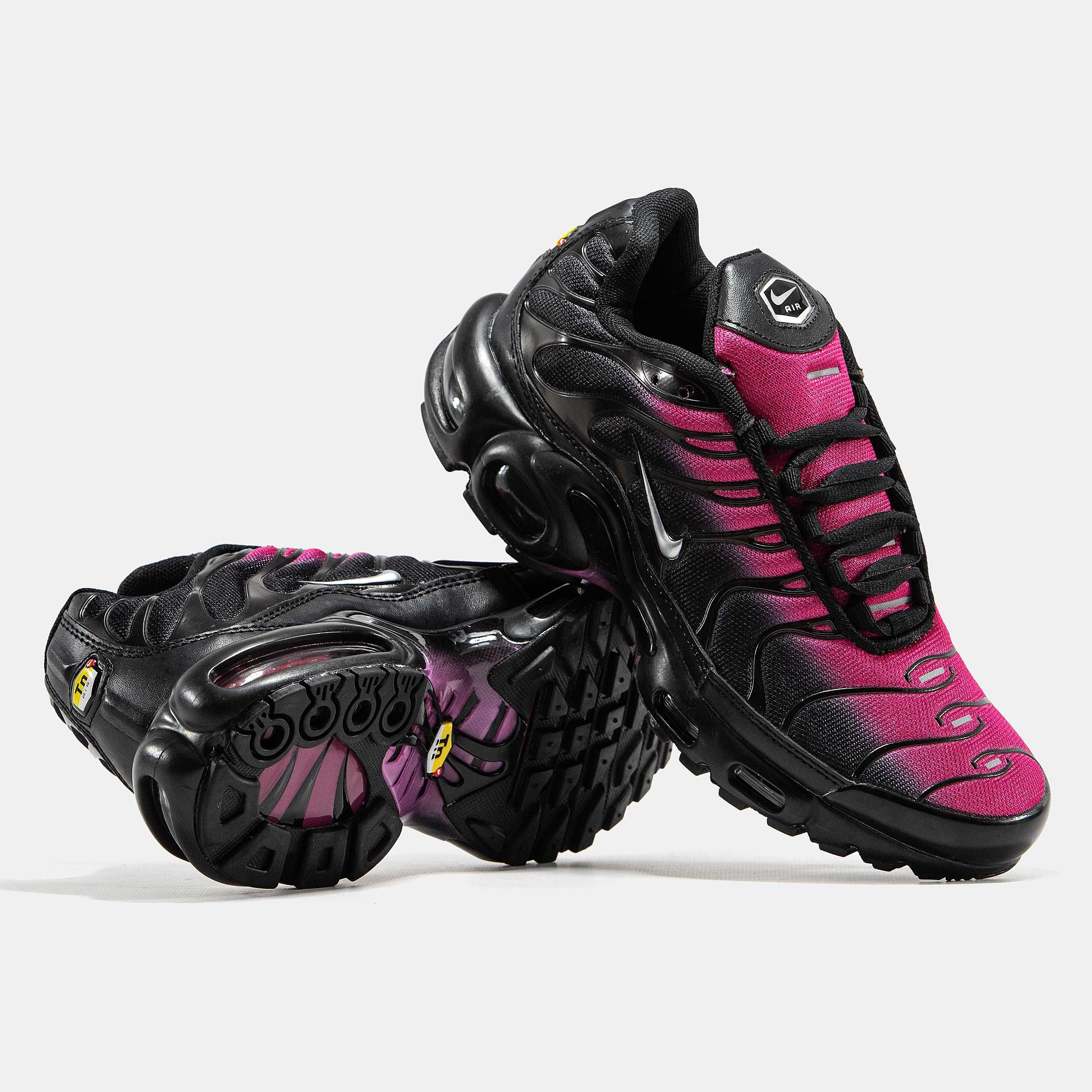 Женские кроссовки Nike Air Max Tn Plus Pink&Black. Размеры 36-41