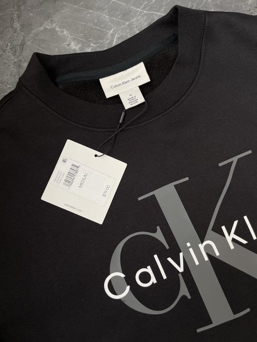 Сітшот Calvin Klein Monogram Logo Fleece Crewneck (оригінал) XL