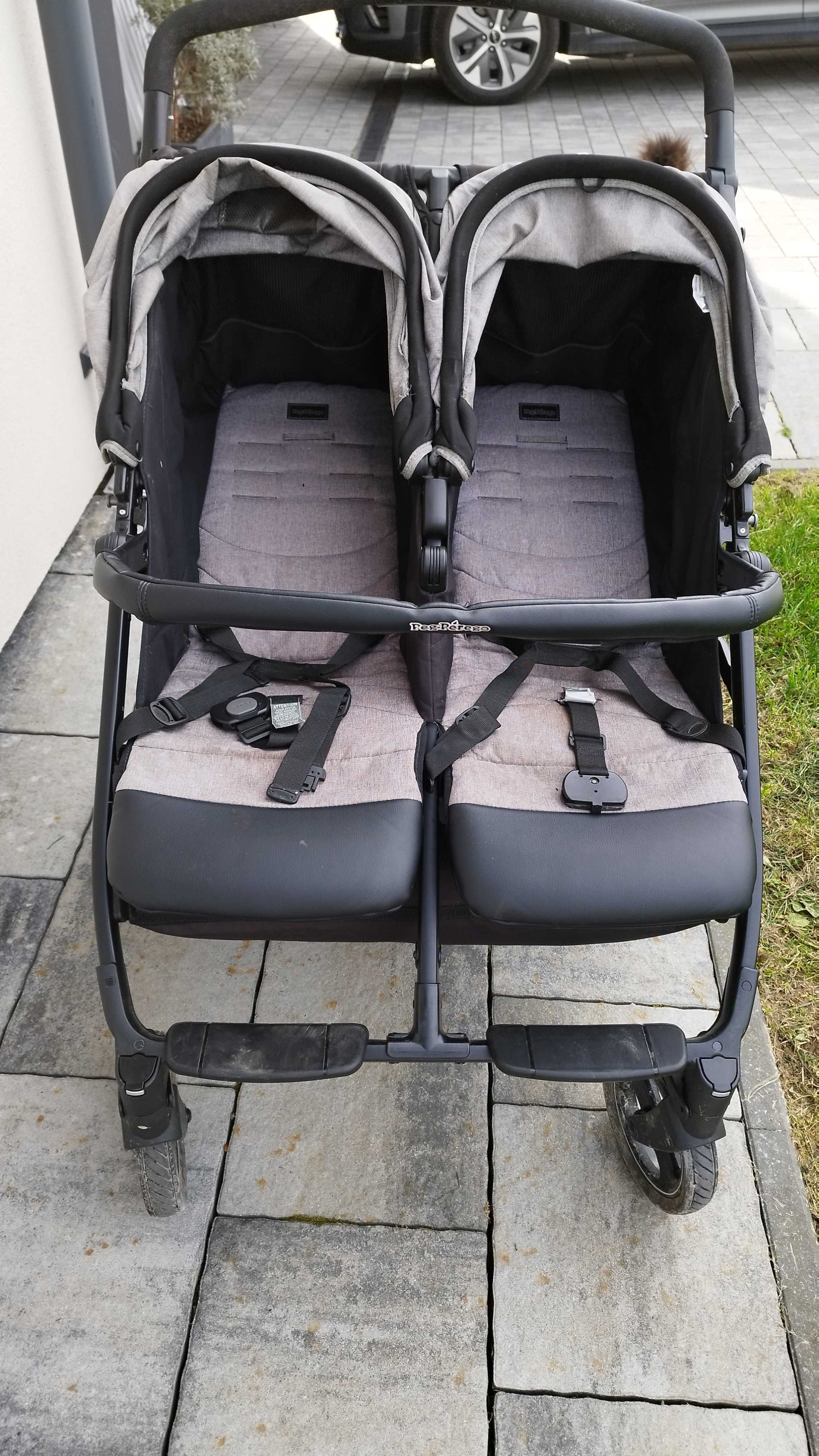 PEG PEREGO BOOK FOR TWO wózek 2w1 Wózek podwójny