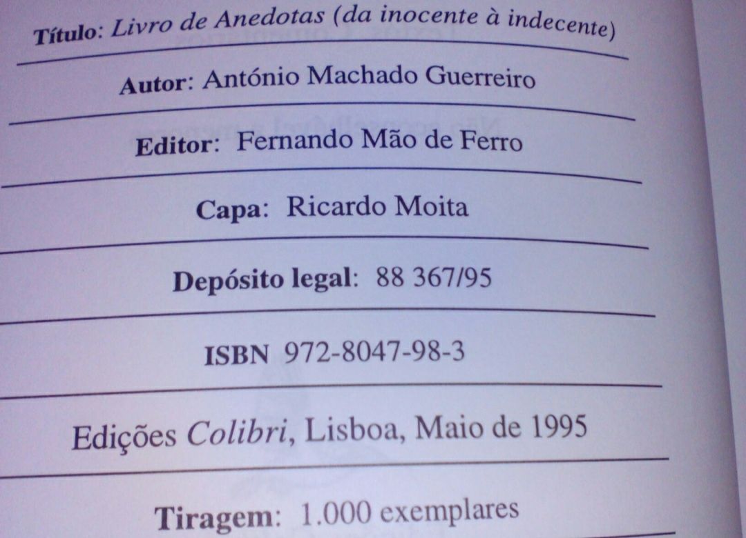 Livro de Anedotas.