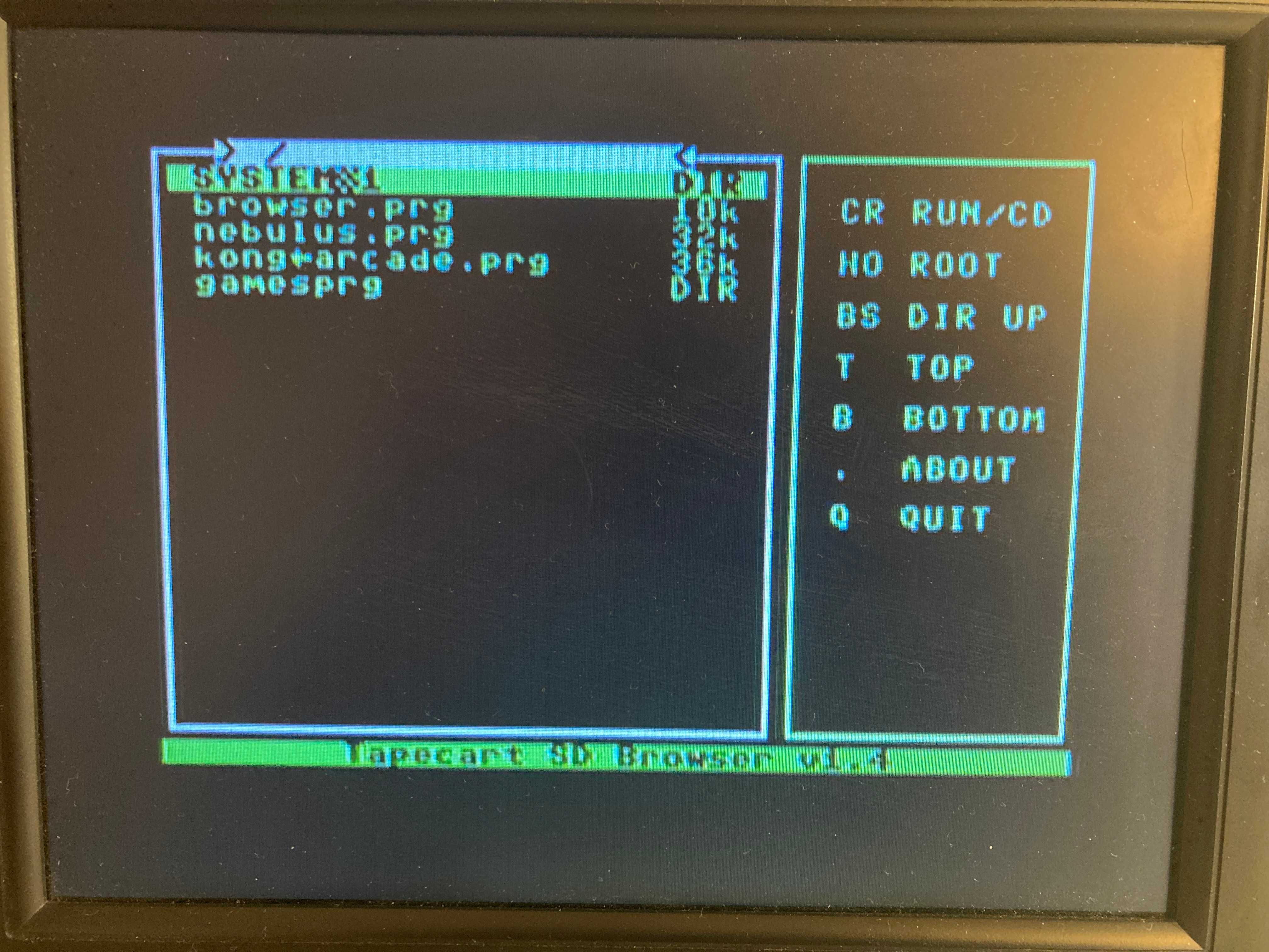 Tapecart Commodore 64 gry i programy z karty microSD