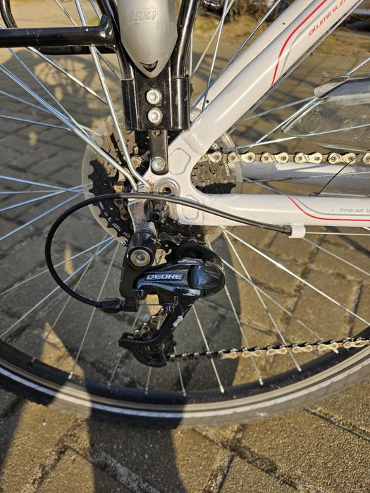 Rower trekingowy damski Romet Gazela 4, shimano deore