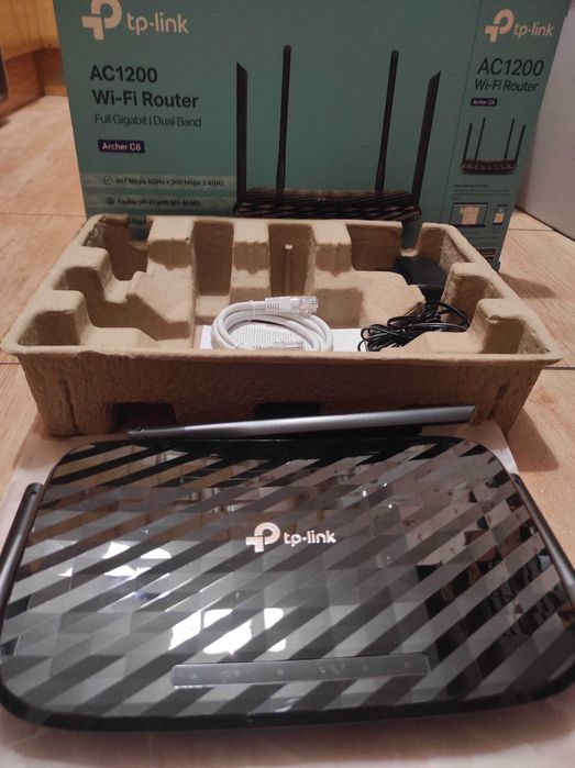 TP-Link Archer C6 AC1200 Router Wi-Fi LAN