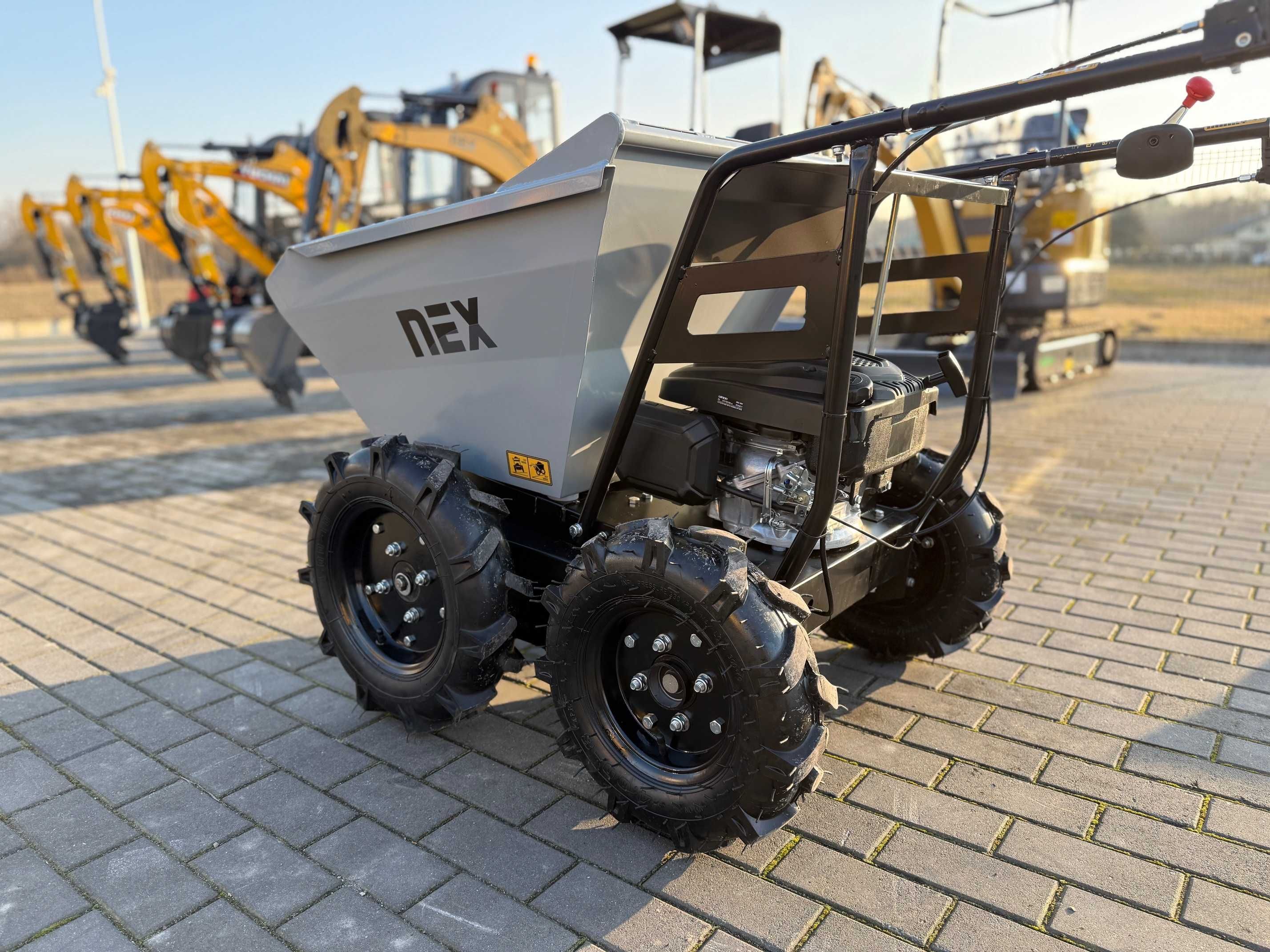 Taczka spalinowa Wozidło kołowe NEX 300kg Transporter