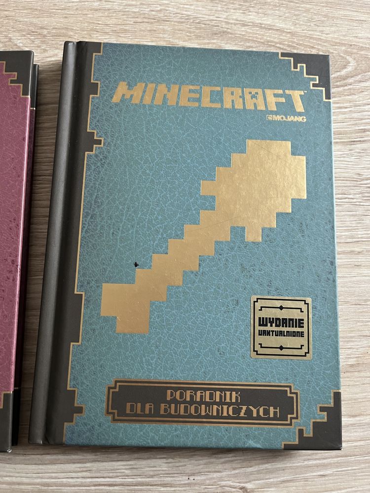 Minecraft poradniki 3 książki jak nowe