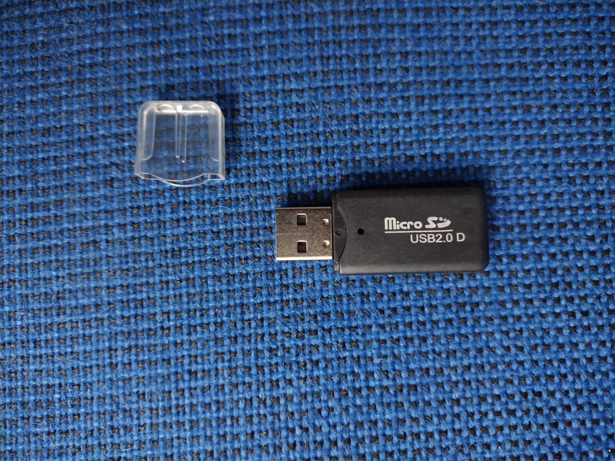 Czytnik kart Micro SD - pendrive czarny