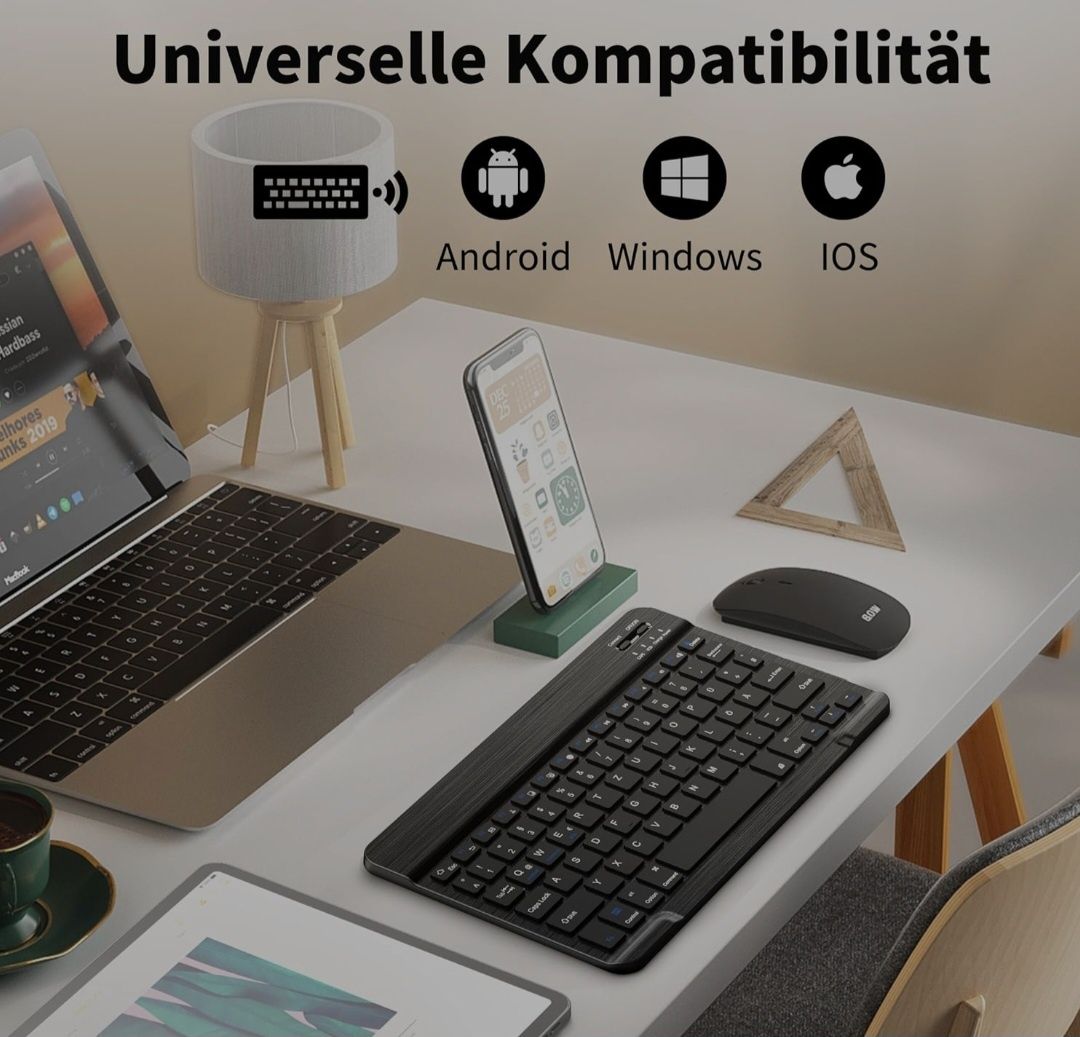 Klawiatura Bluetooth, bezprzewodowa