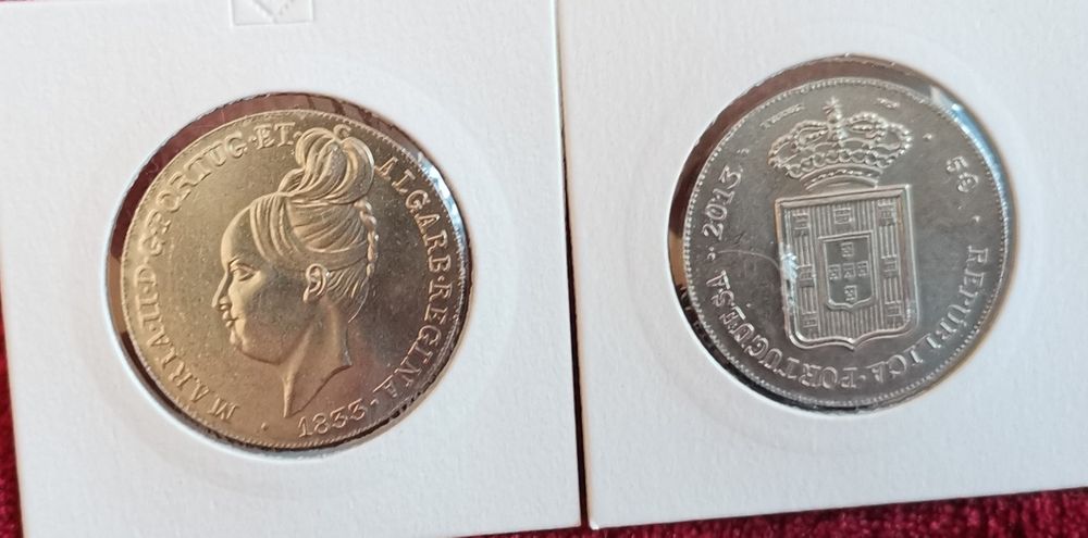 Moedas comemorativas "Rainhas de Portugal"