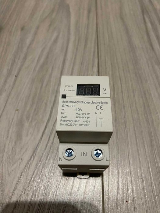 Ogranicznik przepięć na szynie DIN 230V 40A