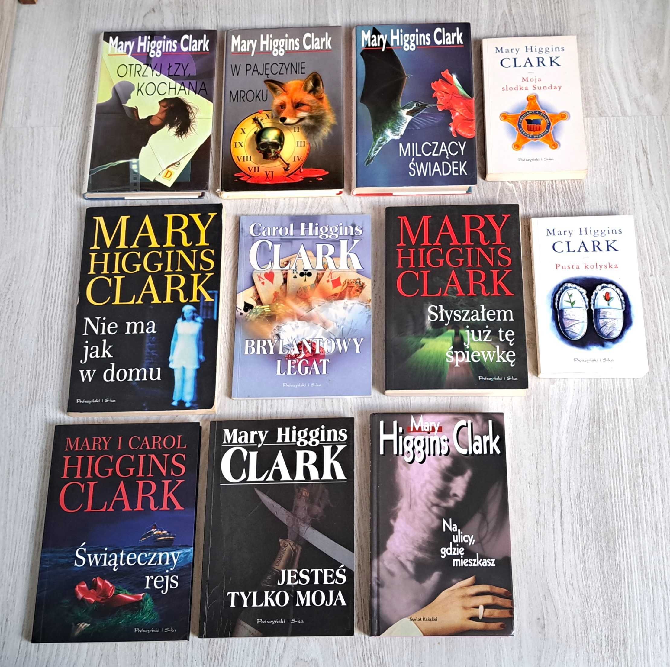 11x Higgins Clarrk Pusta kołyska Moja słodka Sunday W pajęczynie mroku
