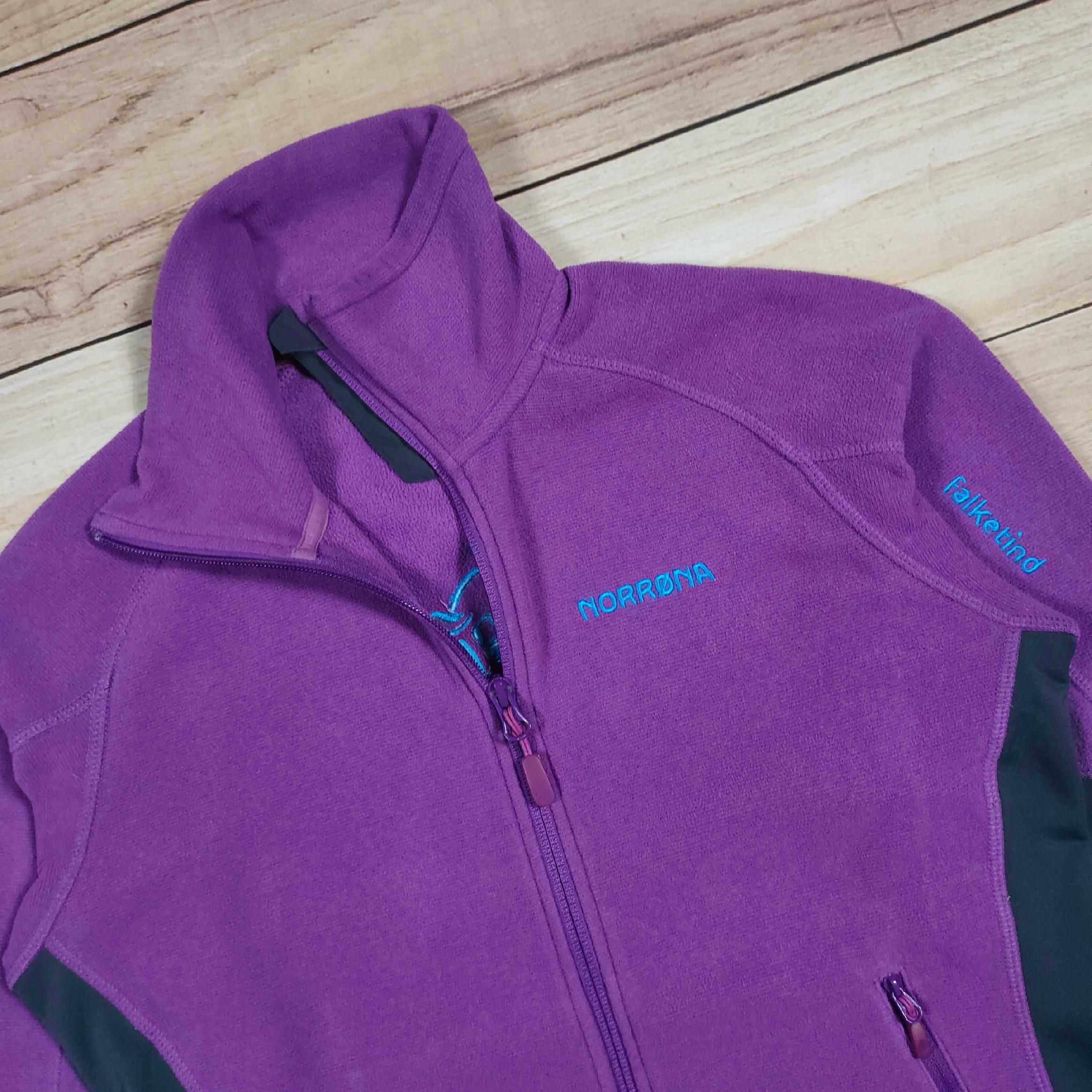 NORRONA Falketind Warm1 Bluza Damska Polartec Logowana r. M
