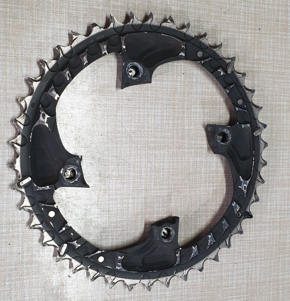 TARCZA mechanizmu korbo SHIMANO DEORE XTR 42z 10s FC-M980 / 985 Tytan