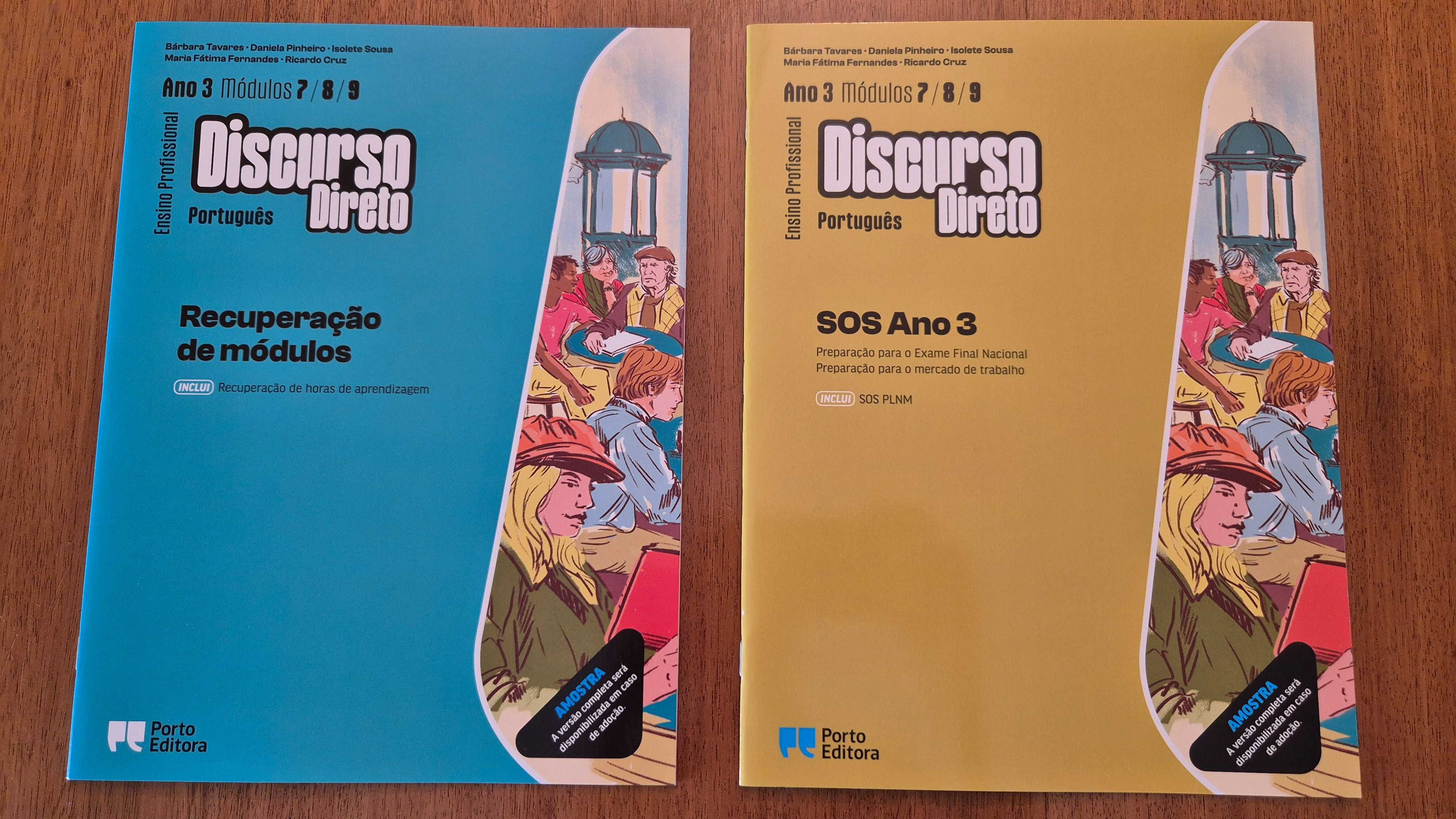 Vendo Conj. Pedag. Português Ens. Profissional DISCURSO DIRETO 12ºAno!