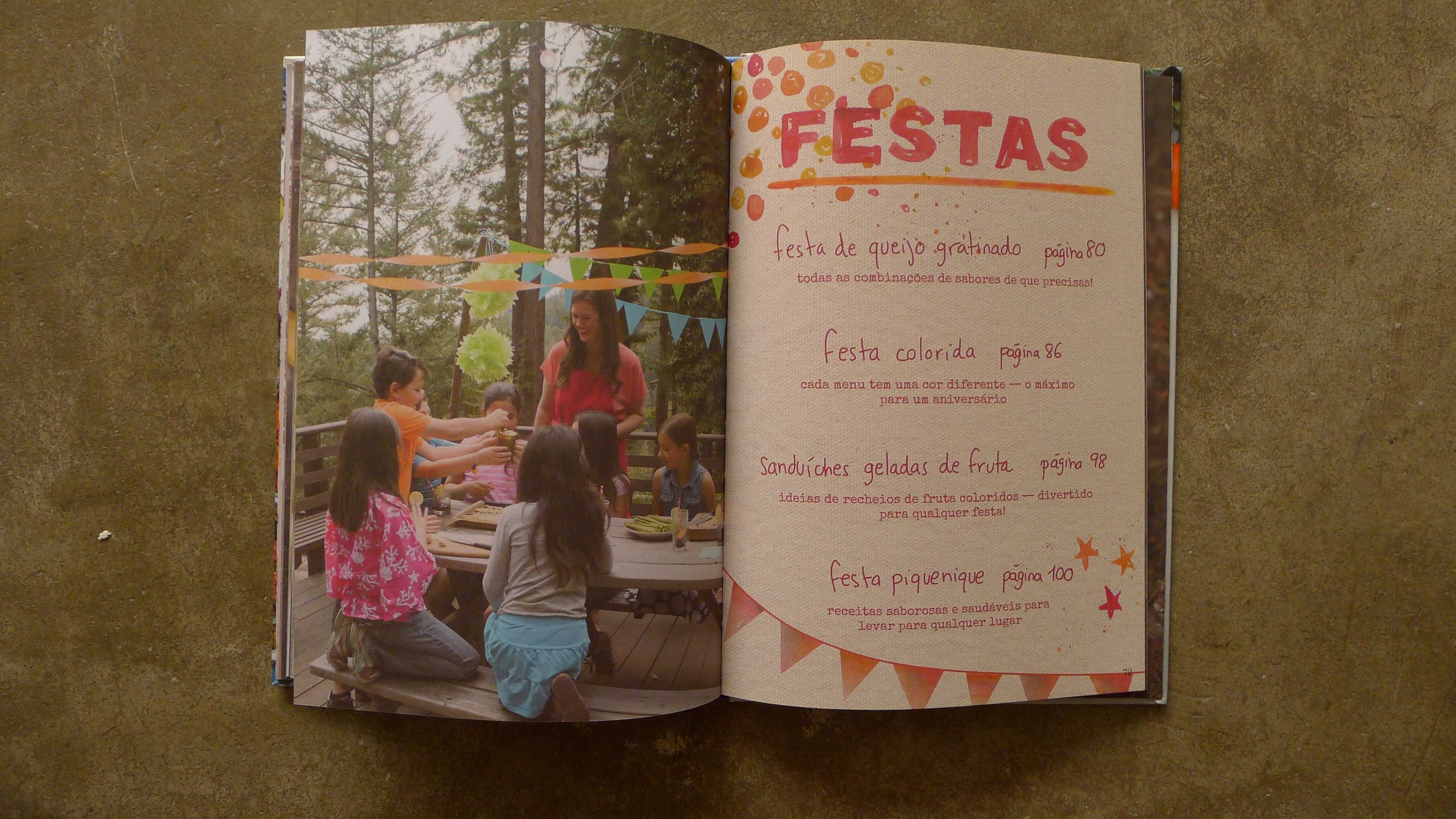 Livro de receitas vegetarianas "A Naturea à Mesa"