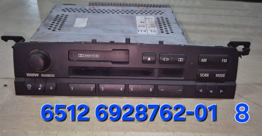 Rádio cassete Bmw E46