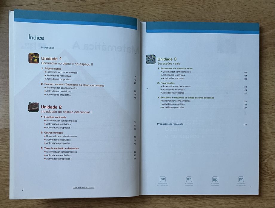 2 LIVROS Resumos e Exercícios Matemática A + Física (11º Ano)